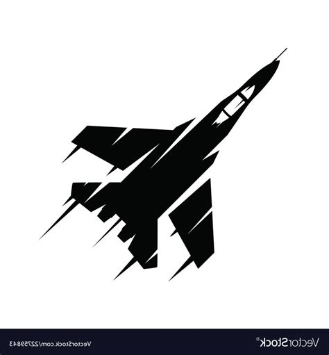 Fighter Jet Silhouette Vector at Vectorified.com | Collection of Fighter Jet Silhouette Vector ...