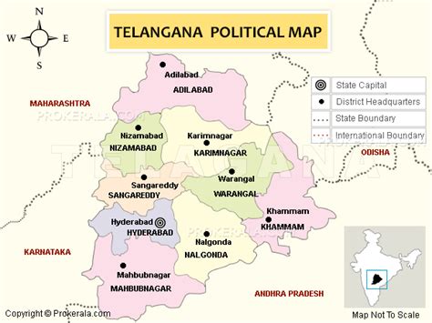 Political Map Of Telangana