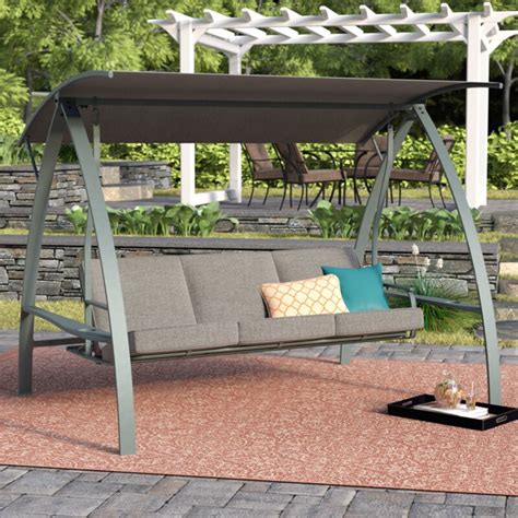 The Best 3 Person Patio Swing With Canopy Hanging Chairs