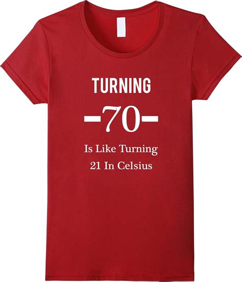 funny happy 70th birthday t shirt for men or women clothing