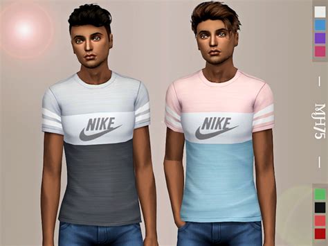 Casual Tee Tops By Margeh 75 At Tsr Sims 4 Updates