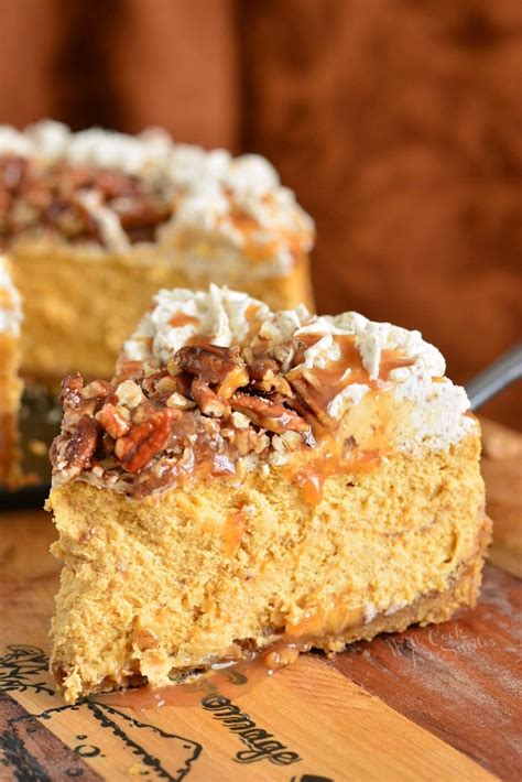 Pecan Caramel Pumpkin Cheesecake Will Cook For Smiles