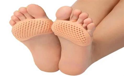 Shocks Skin Silicone Half Toe Sleeve Pads Dot Heel At Rs 26pair In