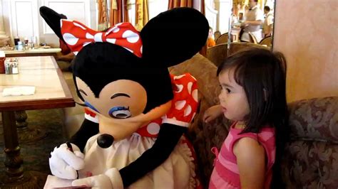 Meeting Minnie Mouse At Breakfast Hd Youtube