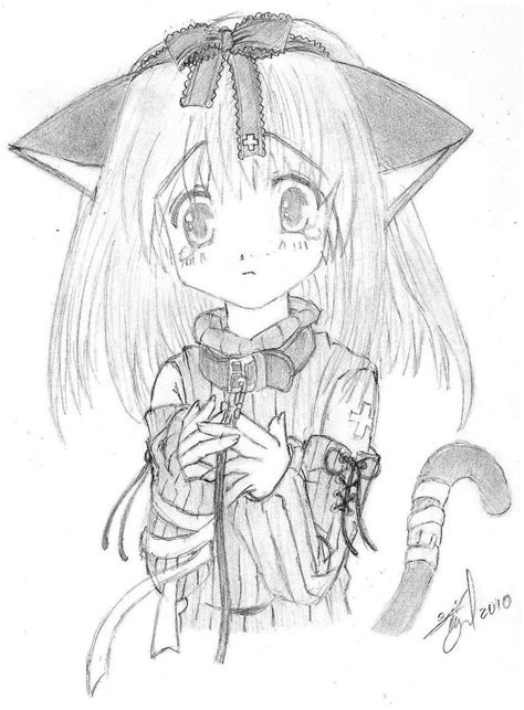 Anime Cat Girl By Luiguiboy On Deviantart