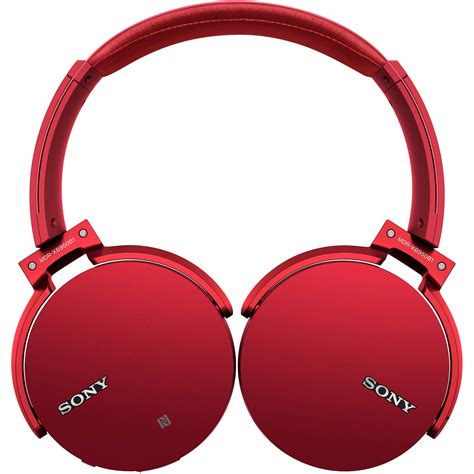 Sony Xb950b1 Extra Bass Bluetooth Headphones Red Mdrxb950b1r