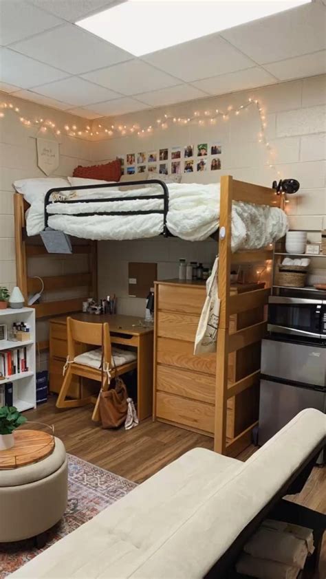 College Dorm Room Ideas For Lofted Beds Artofit