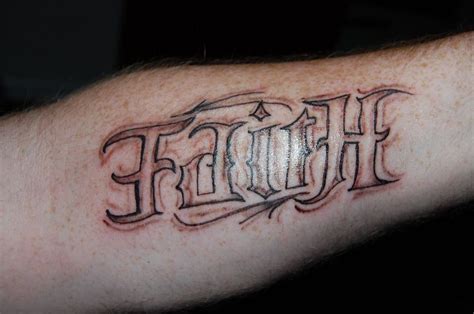 Hope Tattoo Designs Bing Images Faith Tattoo Ambigram Tattoo