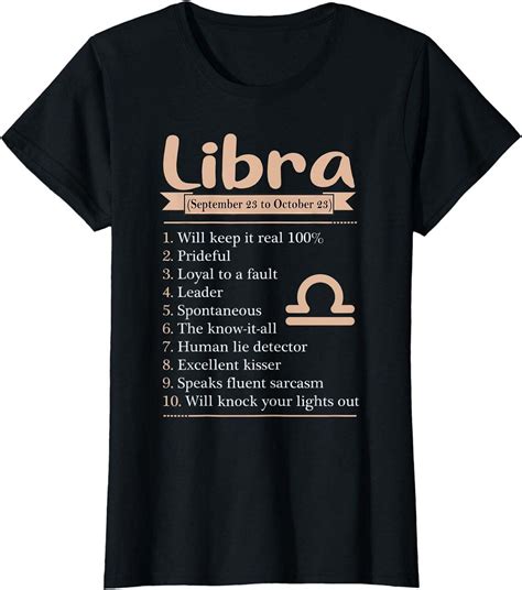 Libra Zodiac Sign Birthday Tee - Celebrate September and October