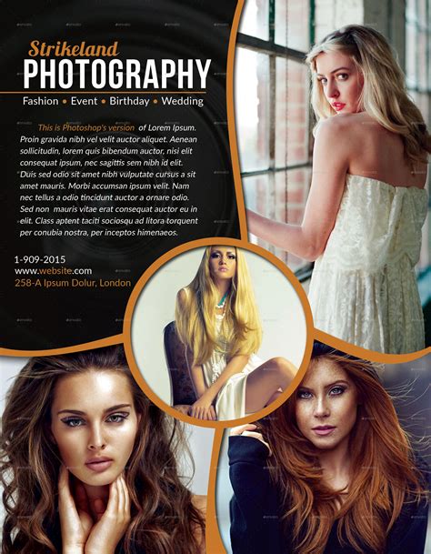 Photography Flyer Template By Strikeland Graphicriver