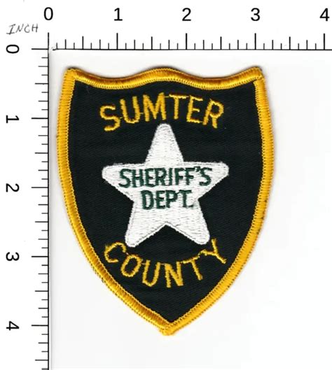 VINTAGE SUMTER COUNTY Sheriff S Department Florida Police Collectible