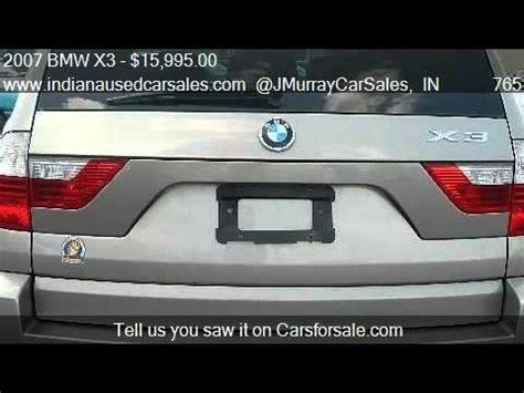 Learn the ins and outs about the 2008 bmw x3 utility 4d 3.0si awd. 2007 BMW X3 3.0si Sport Utility 4D - for sale in LAFAYETTE, - YouTube