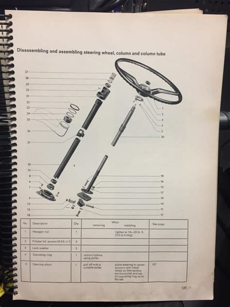 1969 Vw Beetle Steering Column Diagram