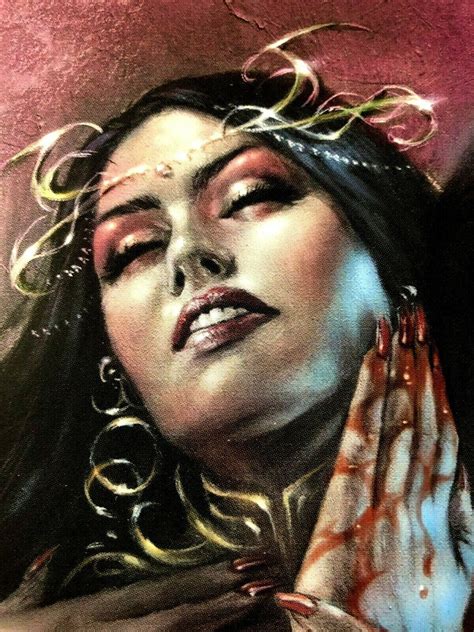 Vampirella Dejah Thoris Lucio Parrillo Close Up Virgin Cover Htf Ltd