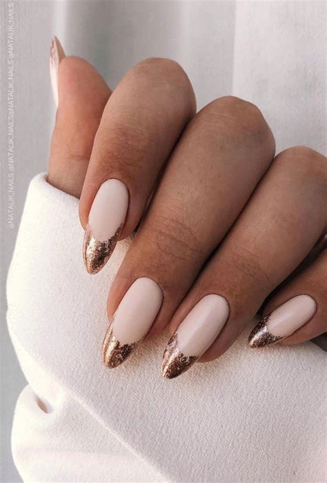 Stylish Nail Art Design Ideas To Wear In 2021 Rose Gold French Tips