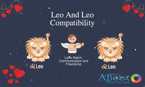 Leo ♌ And Leo ♌ Compatibility Love Friendship