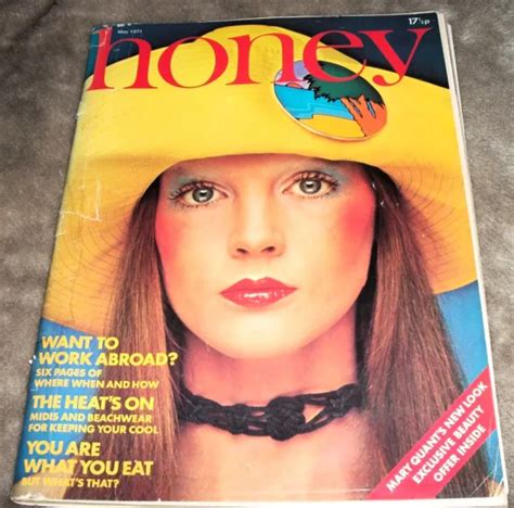 honey magazine may 1971 stevie wonder 1970s retro fashion vintage womens £19 50 picclick uk
