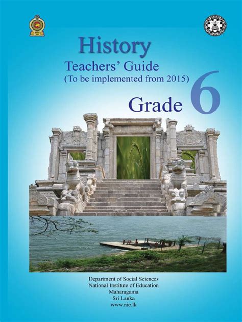History Tg 6 Pdf Curriculum Teachers