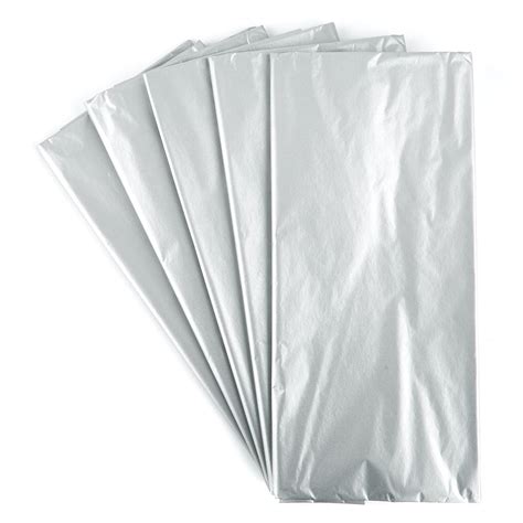 Buy Silver Tissue Paper 10 Sheets For Gbp 099 Card Factory Uk