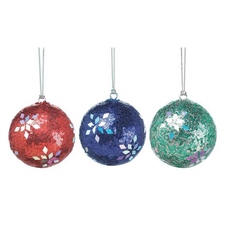 Christmas Tree Ornaments Balls Hanging Colored Home Decor
