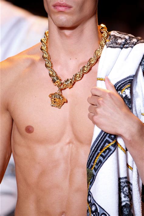 Versace Menswear Ss 2015 Versace Men Versace Jewelry Versace Necklace