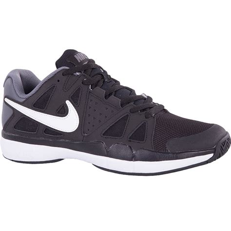 Nike Air Vapor Advantage Junior Tennis Shoe Blackgreywhite