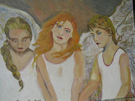 Las Tres Gracias Painting By John Cappello Pixels