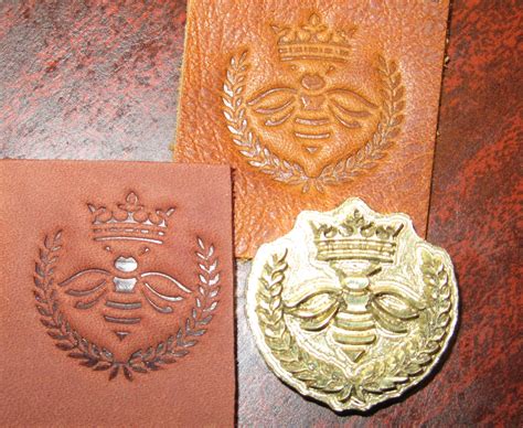Custom Leather Stamp Customized Brass Stamp For Leather Etsy