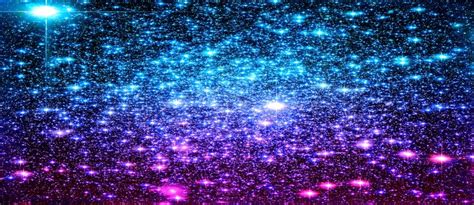 Glitter Galaxy Stars Turquoise Blue Purple Hot Pink