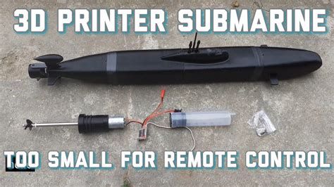 3d Printed Rc Submarine Acula Thingiverse Youtube