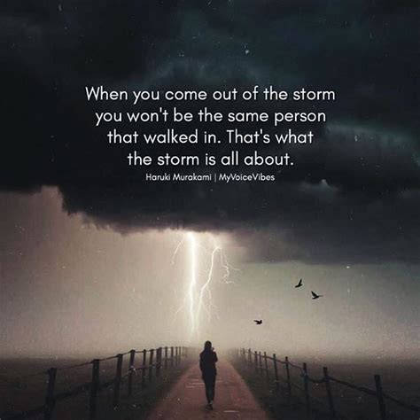 When You Come Out Of The Storm Positive Quotes Weather The Storm