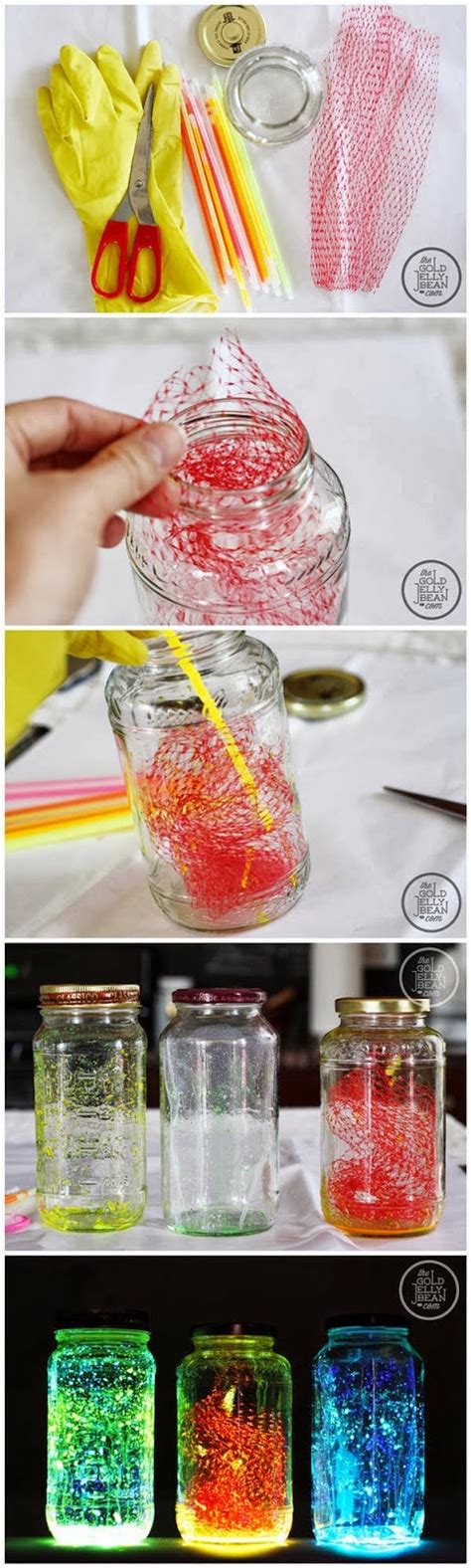 This Would Be So Awesome For 4th Of July How To Make Glow Jars Diy