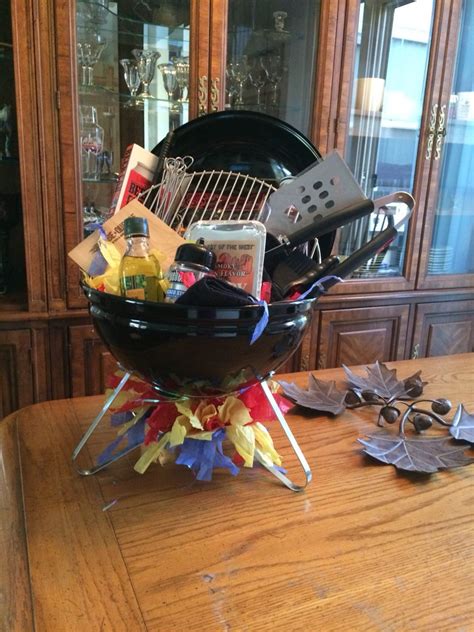 These themed christmas gift baskets are stuffed to the brim with presents the lucky recipient will actually use. BBQ Gift Basket, roughly $55 to make. | Bbq gifts, Bbq ...