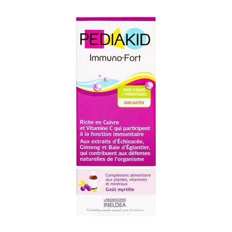 Pediakid Immuno Fort 125ml Siro Tăng Cường Hệ Miễn Dịch Nhà Thuốc