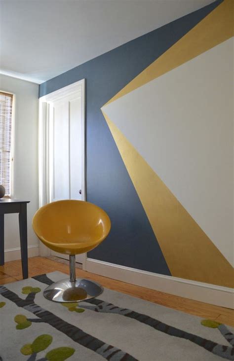 La Peinture Géométrique Pour Sublimer Vos Murs Geometric Wall Paint