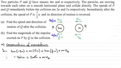 Momentum Impulse M1 Edexcel January 2013 Q1 Examsolutions Maths