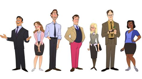 Office Cartoon The Office Characters The Office Show Office