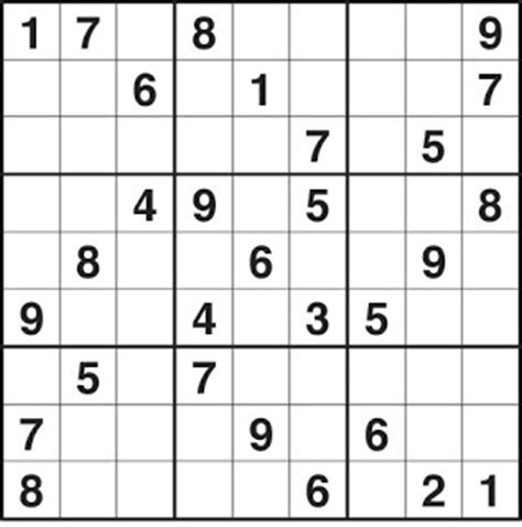 Contract #173 this crossword puzzle was written to fulfill contract #173: PRINTABLE SUDOKU