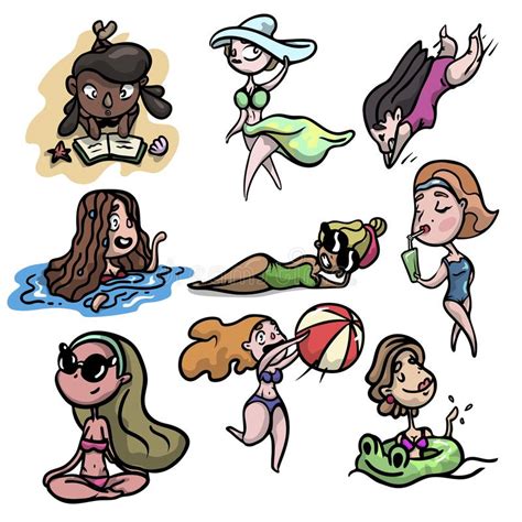 cartoon sexy girl beach stock illustrations 1 397 cartoon sexy girl beach stock illustrations