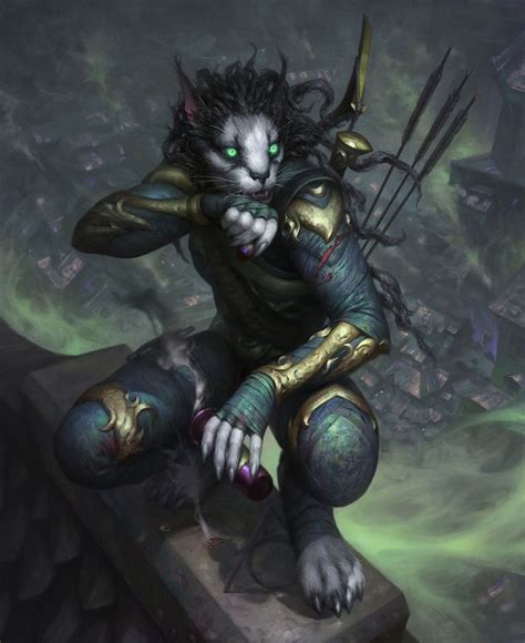 Image Result For Dandd Tabaxi Character Art Dungeons And Dragons
