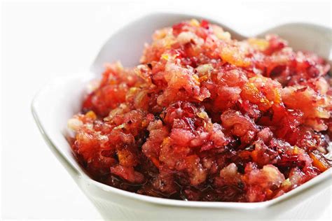 I use this same recipe but brown the walnuts for about 12 minutes along side the cranberries in separate pan. Cranberry Relish Recipe | SimplyRecipes.com