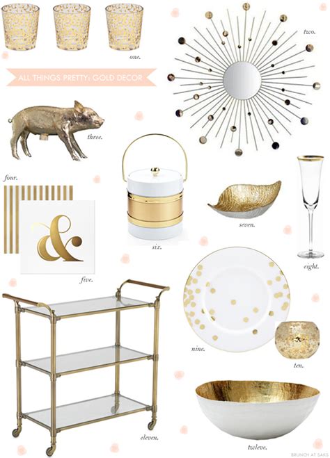 Personalize your space with all of the little. Gold Home Decor Accents | B.A.S Blog