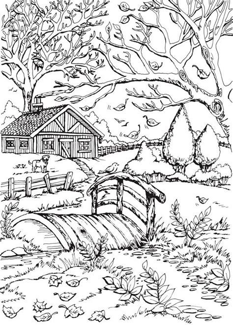 Scenery Coloring Pages For Adults Best Coloring Pages For Kids