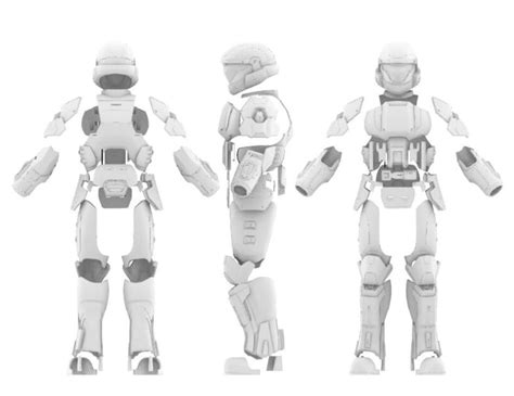 Modular Halo 3 Odst Armour 3d Print Files Stls For Cosplay Etsy