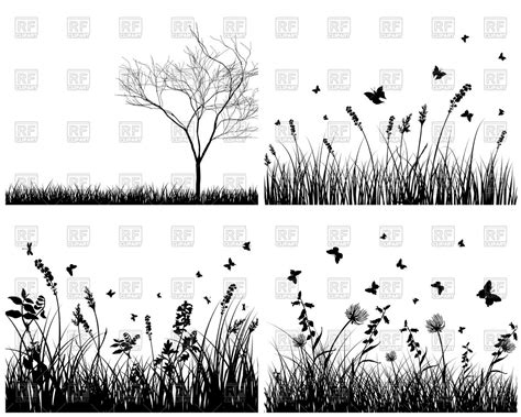 Nature Silhouettes Vector Image Of Silhouettes Outlines