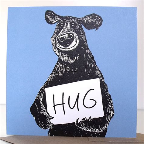 Check spelling or type a new query. bear hug greeting card by cardinky | notonthehighstreet.com