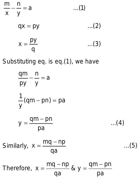 19 solve the following for x and y m x n y a qx py 0 x y is not 0