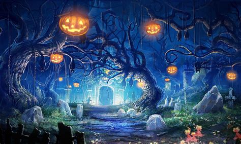 Halloween Landscape Wallpapers Top Free Halloween Landscape