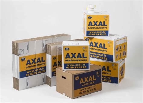 Vente de cartons de déménagement - Axal