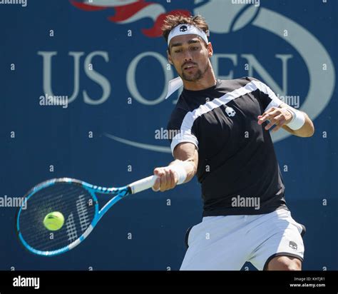 Italian Tennis Playing Hitting Forehand Hi Res Stock Photography And